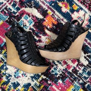 Wedged heels